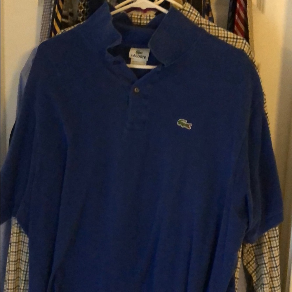 Lacoste Blue Men’s Polo - Size 8